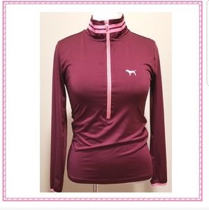 {Pink} Ultimate 3/4 Zip Pullover